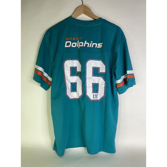 Miami Dolphins NFL Ultra Game Mens Size L Mesh Short Sleeve Logo T-Shirt - Picture 2 of 6